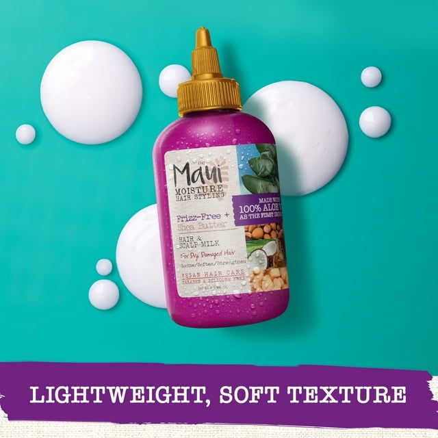 Maui Shea Butter Hair & Scalp Milk Treatment, Soothing, Hydrating, 5 fl oz EasyOptionXY LLC