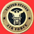 Flag Connections Air force Wall Tribute, Air force Wood Wall Tribute, USAF emblem The Military Gift Store