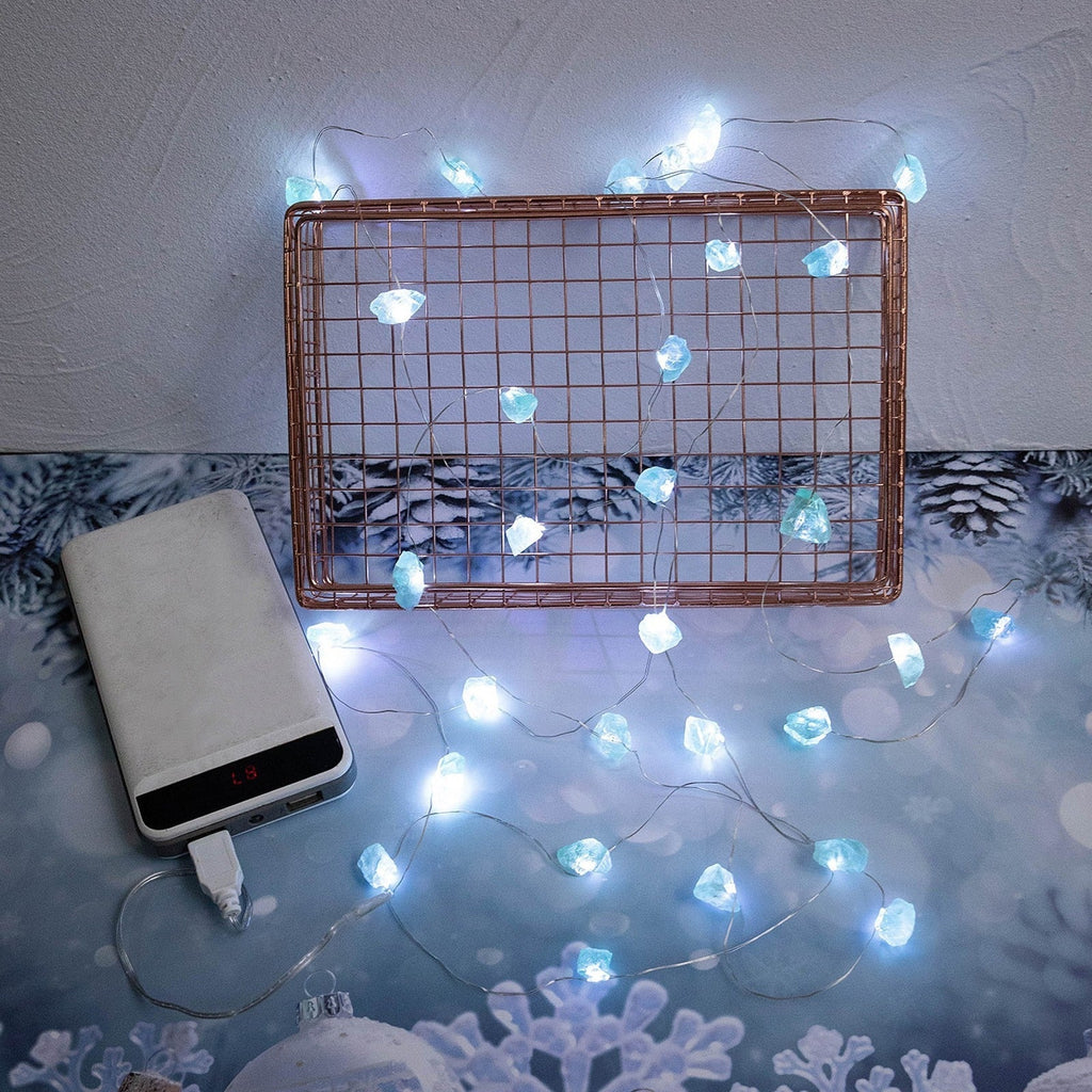 Green Crystal Stone Lamp - SJB-DIAMOND ELITES