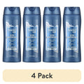 Suave Men Face & Body Wash, with Shea Butter & Coconut Oil, All Skin Types 18 oz(4 pack) EasyOptionXY LLC