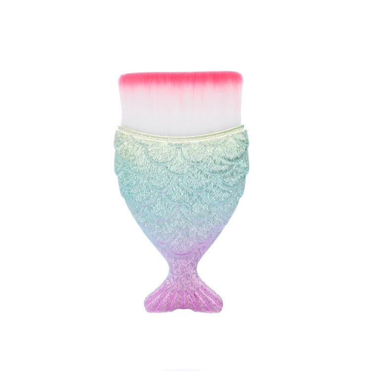 Fishtail makeup brush single Pi-Mart