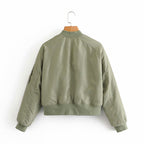 Street Fashion Bomber Jacket Plus Cotton Coat