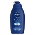 NIVEA MEN Cool Body Wash with Icy Menthol, Men Body Wash, 30 Fl Oz Bottle