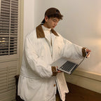 Long Cotton Coat In Youth Hunting Style