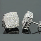 Color Stone Stud Earrings Pi-Mart