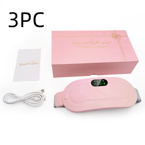 Menstrual Heating Pad Smart Warm Belt Relief Waist Pain Cramps Vibrating Abdominal Massager Electric Waist Belt Device Pi-Mart