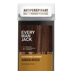 Every Man Jack Sandalwood Mens Antiperspirant Deodorant - Long Lasting Odor & Sweat Protection - 2.6oz