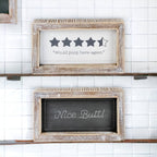 Funny Double Sided Bathroom Sign Guest Restroom Humor Decor Gift For Remodel Homes BandsCo Straps
