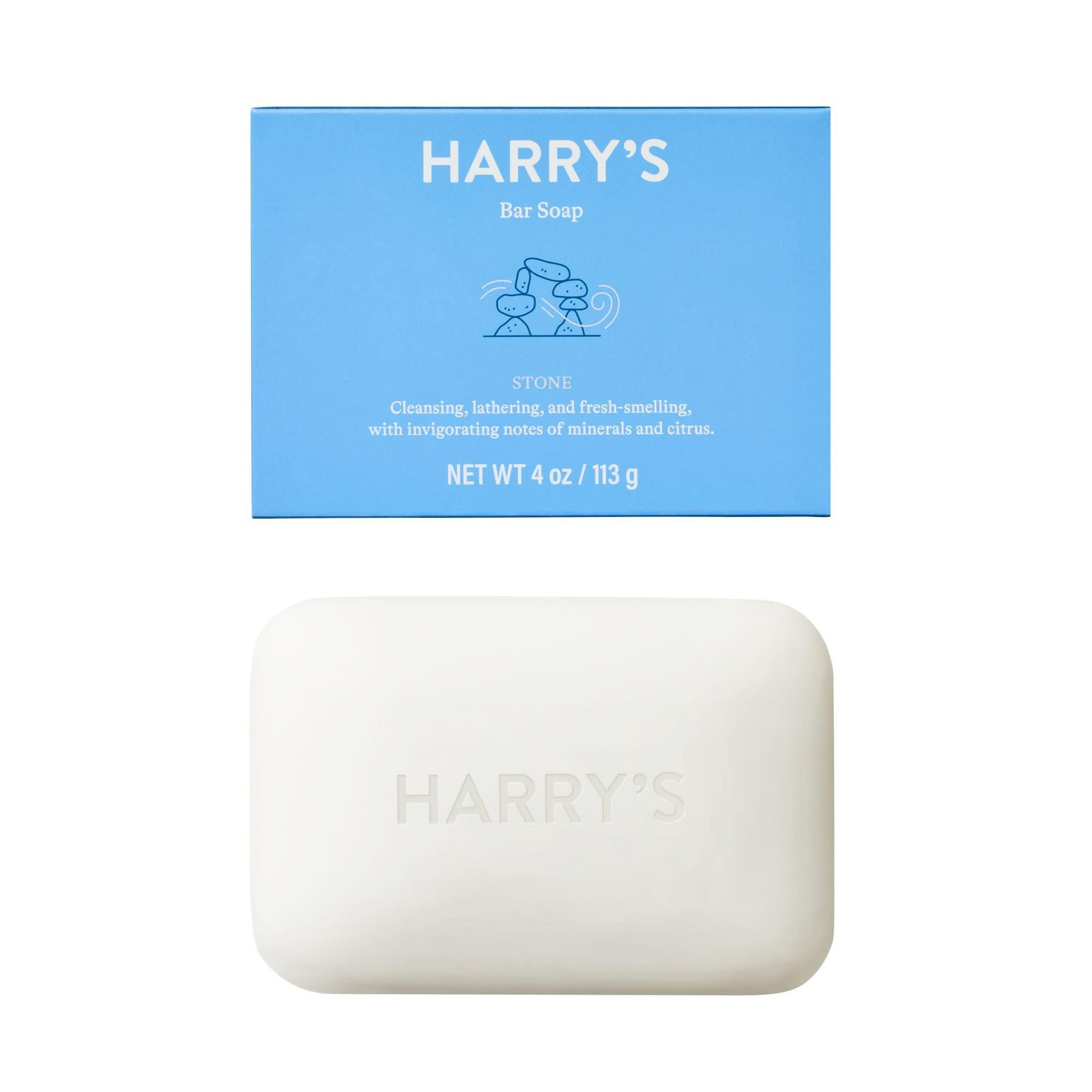 Harry's Men's Cleansing Bar Soap, Stone Scent, 4 oz, 4 Pack EasyOptionXY LLC