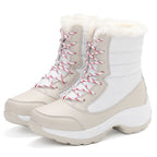 Snow Boots Plush Warm Ankle Boots For Women Winter Shoes Pi-Mart