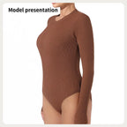 Women's Fashion Simple Solid Color Bodysuit - SJB-DIAMOND ELITES