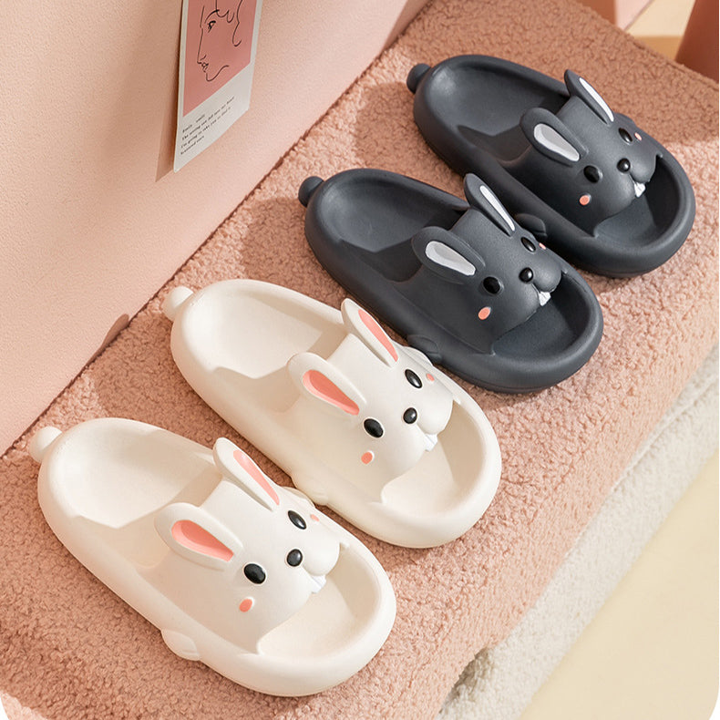Cute Rabbit Slippers For Kids Women Summer Home Shoes Bathroom Slippers Pi-Mart