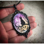 Women's Starry Night Cat Resin Pendant Pi-Mart