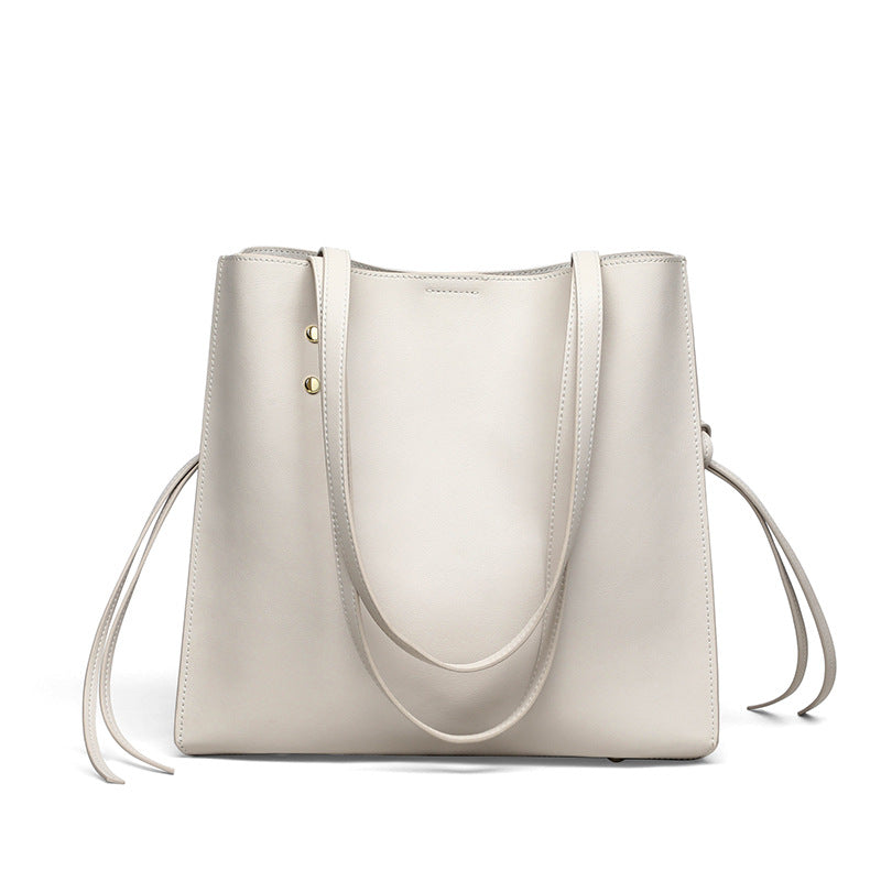 Genuine leather large hobo bag for women commuter bucket bag 5558 - SJB-DIAMOND ELITES
