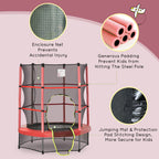5FT Kids Trampoline with Enclosure Net for Age 3 to 6 Years Pi-Mart