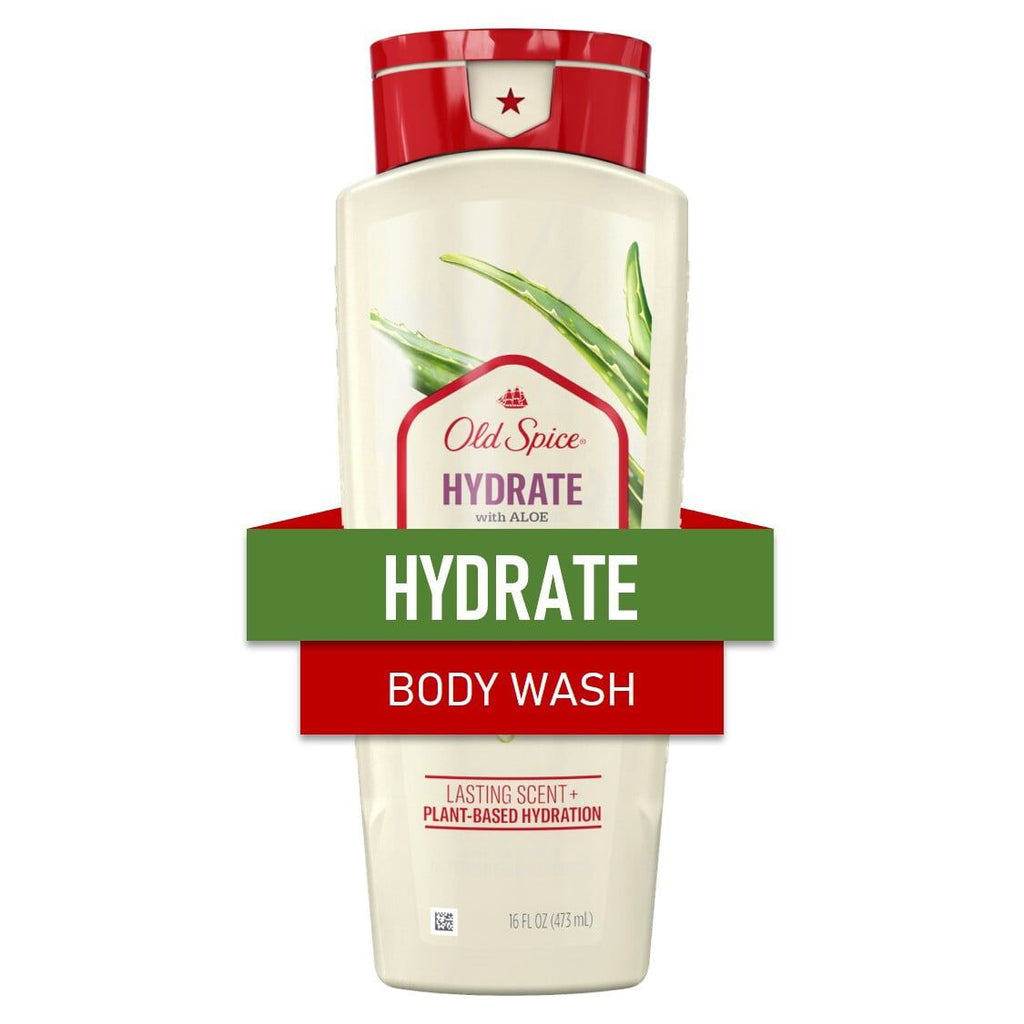 Old Spice Men's Body Wash for Men, Hydrate with Aloe, 18 fl oz EasyOptionXY LLC