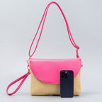 Holiday straw bag, small solid color shoulder bag, small crossbody beach bag, seaside beach bag evening clutch woven bag women - SJB-DIAMOND ELITES