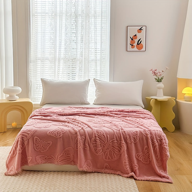 1pc Soft and Cozy 3D Butterfly Blanket - Perfect for All Seasons and Occasions