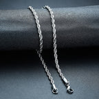 Twisted Rope Links Collar Necklace Pi-Mart
