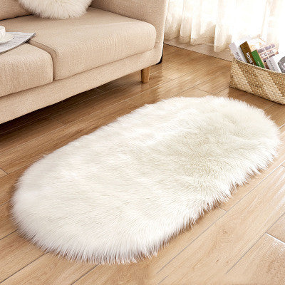 Oval wool-like carpet Pi-Mart