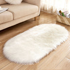 Oval wool-like carpet Pi-Mart