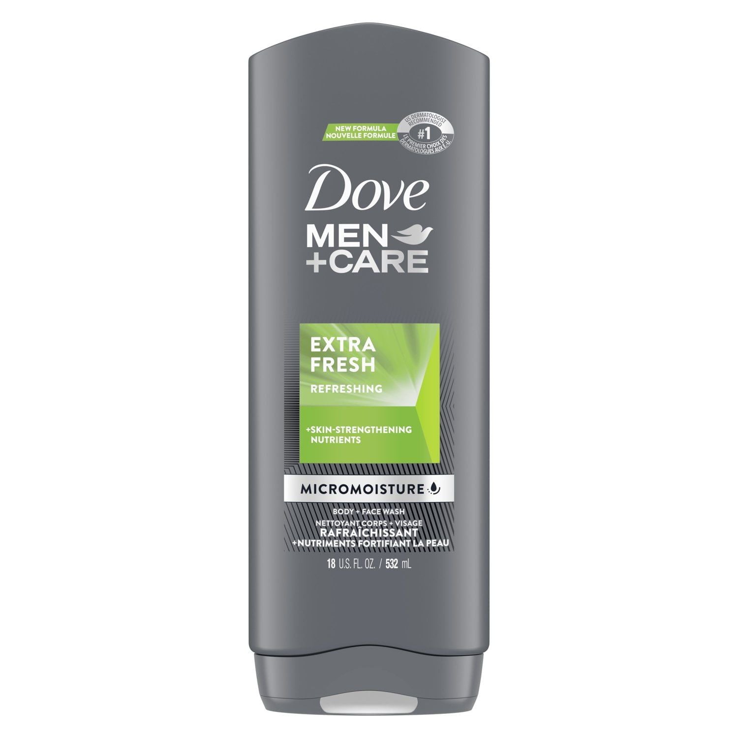 Dove Men+Care Extra Fresh Refreshing Hydrating Face and Body Wash, 18 fl oz EasyOptionXY LLC