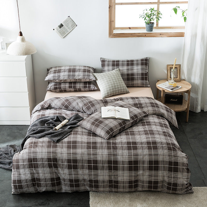 Check cotton bedding Pi-Mart