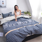 Scandinavian Style Simple Duvet Cover Single Bed Pi-Mart