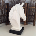 Entrance resin horse head decoration Lootquake LLC