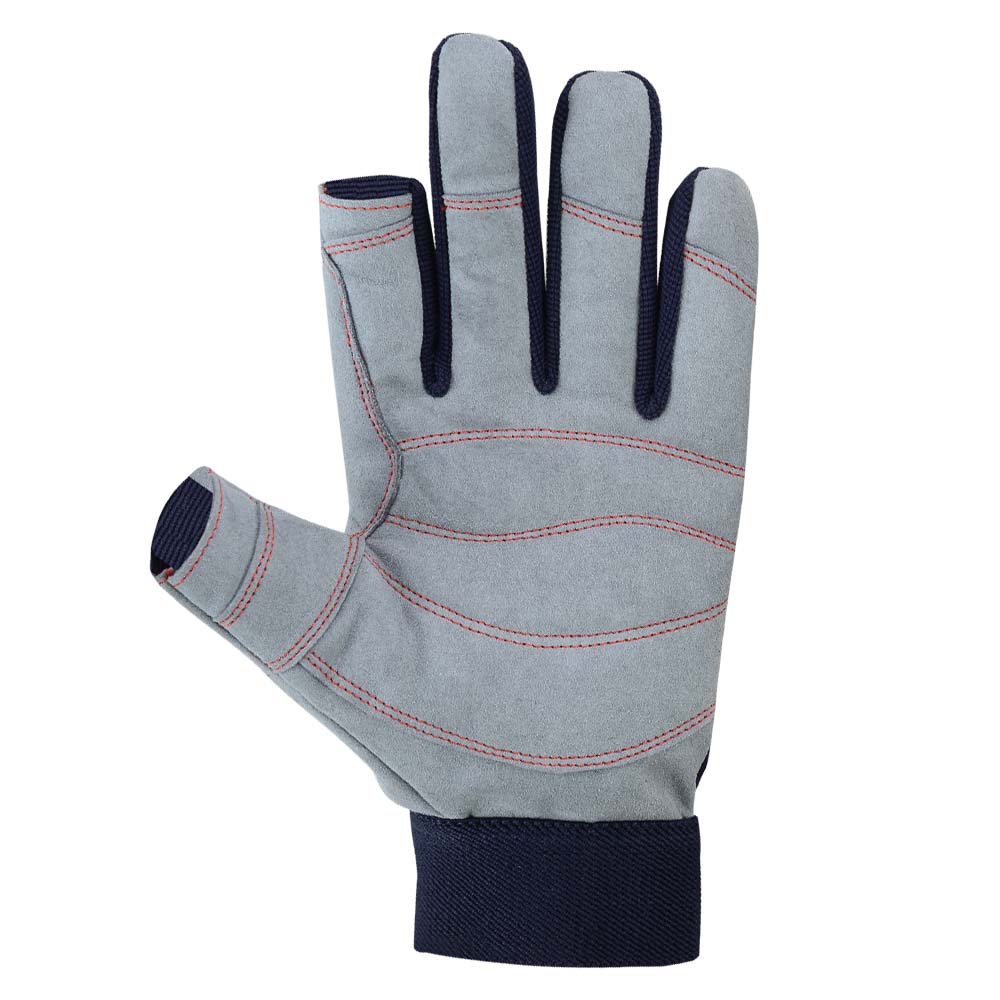True Sailors Sailing Gloves 2 Cut Fingers Glove Blue Gray - SJB-DIAMOND ELITES