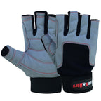Sailing Gloves All Cut Fingers Blue Grey kayaking watersports - SJB-DIAMOND ELITES