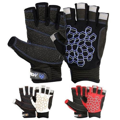 Sailing Gloves With Sticky Palm 3-4 Cut Fingers Kayaking & More Unisex - SJB-DIAMOND ELITES
