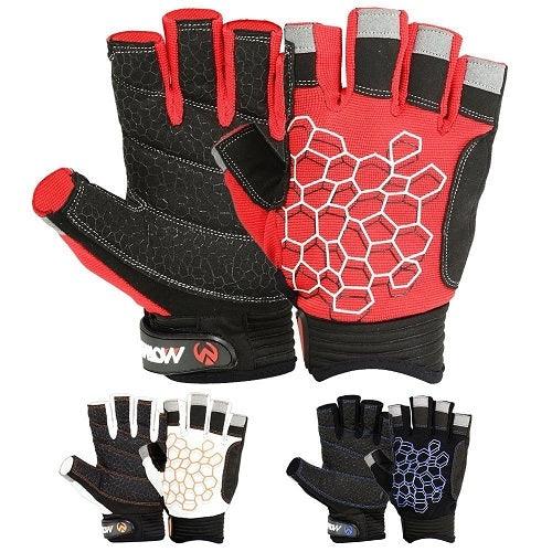 Sailing Gloves With Sticky Palm 3-4 Cut Fingers Kayaking & More Unisex - SJB-DIAMOND ELITES