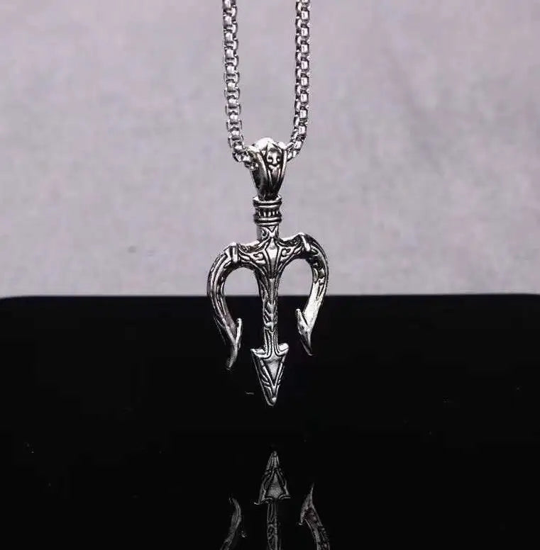 Sea King Trident Cross Border Necklace Pendant