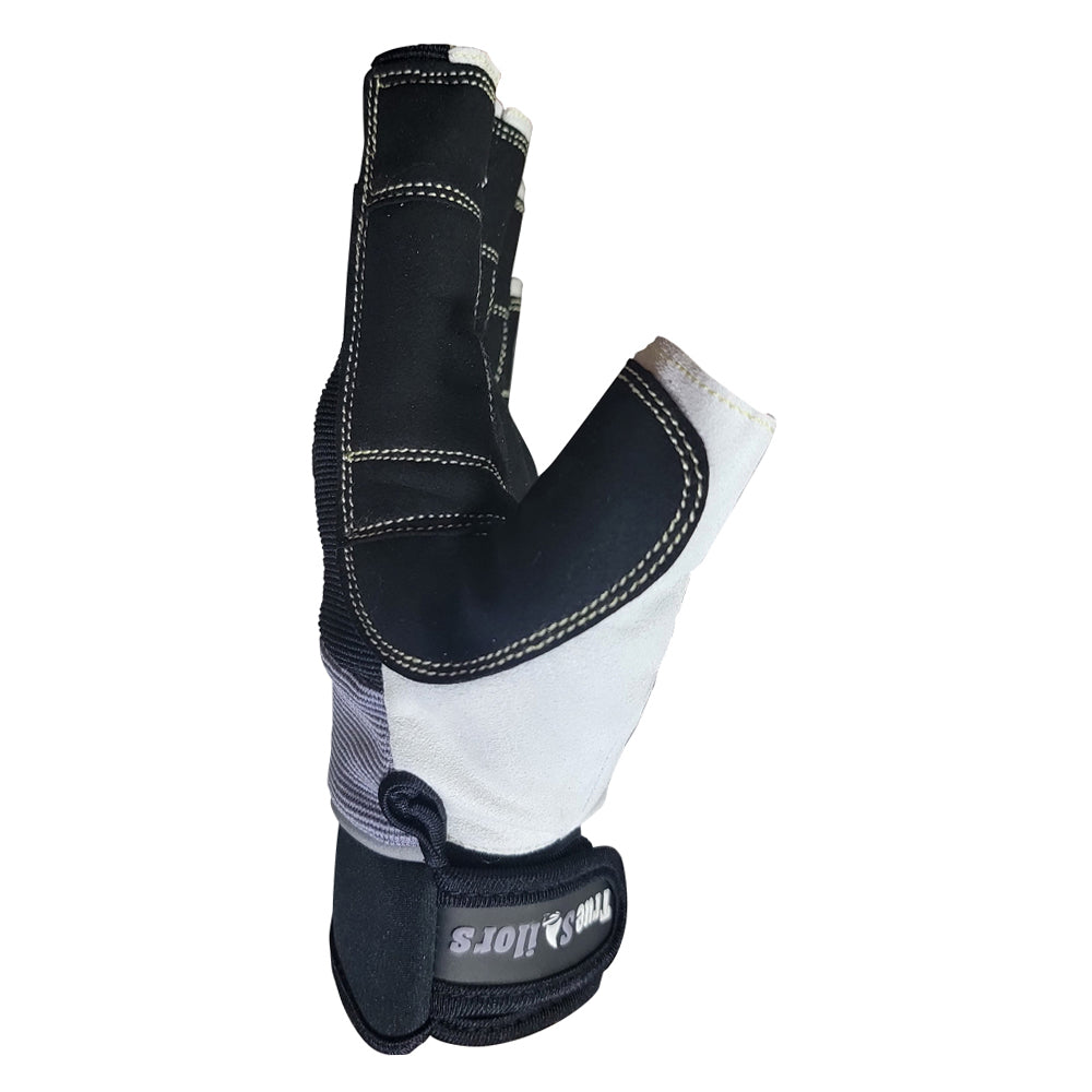 True Sailors Sailing Gloves Kayaking Yachting Dinghy Rope Fishing Tool Short Finger Glove - SJB-DIAMOND ELITES