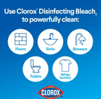 Clorox Disinfecting Bleach; Regular (Concentrated Formula) - 121 fl oz EasyOptionXY LLC