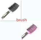 Hairbrush Anti Klit Brushy Haarborstel Women Detangler Hair Brush Bristle Nylon Scalp Massage  Teaser Hair Brush Comb Pi-Mart