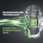 Dove Men+Care Reviving Long Lasting Face and Body Wash, Minerals and Sage, 18 fl oz