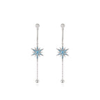 Star fringed earring girl
