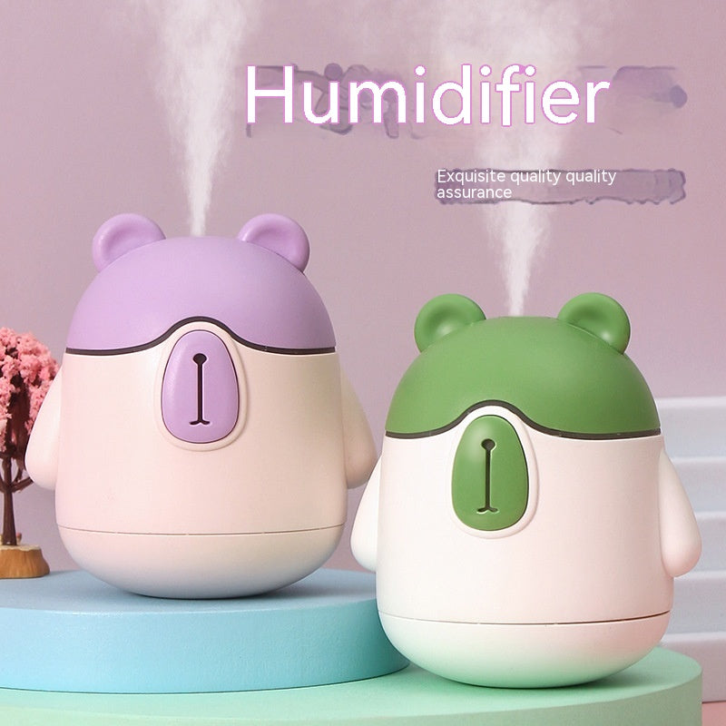 New Mini Small Desktop Han Female Bear Humidifier Cute Pet Cartoon Cute Pi-Mart