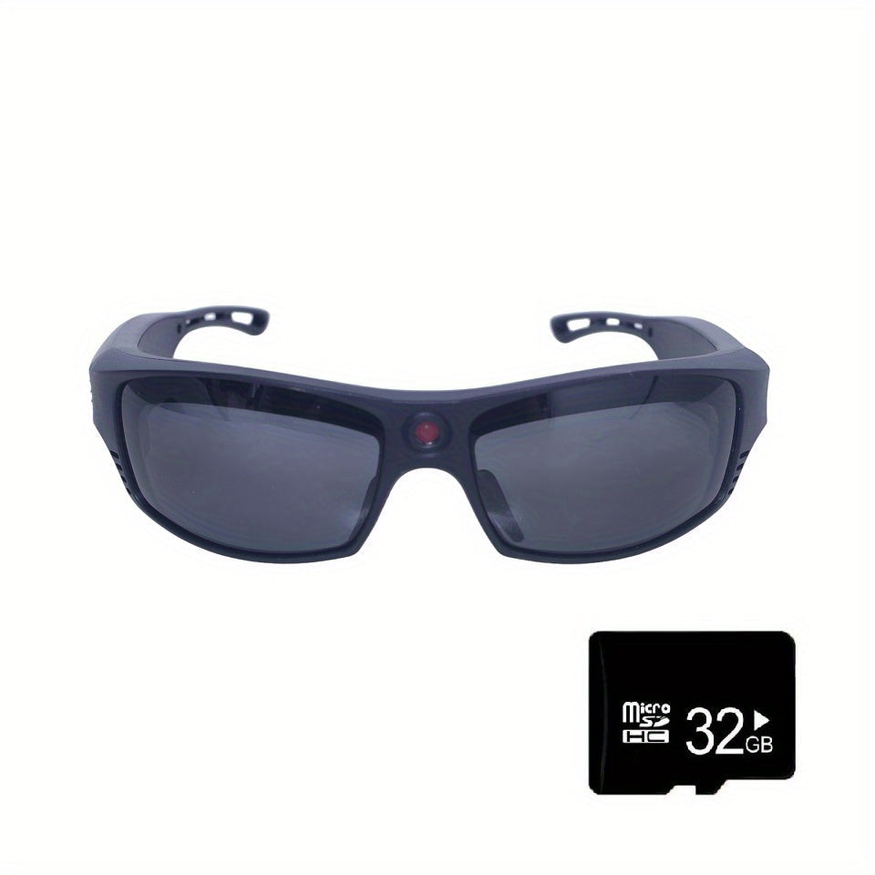 Smart Video Glasses 1080P HD Camera Glasses with Wireless Headset, Open Ear Speaker, AI Real-Time Translation Support 110+ Languages 102° Wide-angle, Sports Outdoor Glasses for Biking, Skiing, Motorcycling, Fishing Lootquake LLC