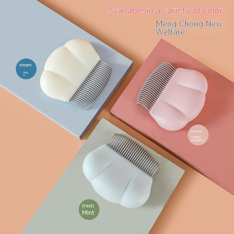 Dog Grooming Comb Comfortable Pet Small Lice Flea Combs Universal Shedding Brush Shell Comb Removes Tangles For Dogs Rabbit Pets Products Pi-Mart
