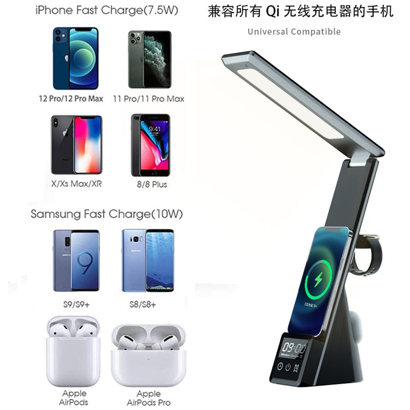Desk Lamp with Wireless Charger - SJB-DIAMOND ELITES