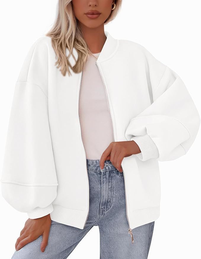 Zip Sweatshirt Jacket Casual Long Sleeve Pilot Coat Pi-Mart