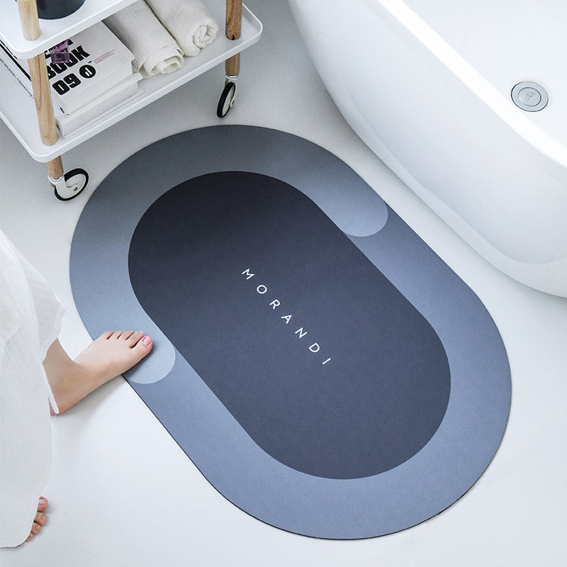 Diatom Mud Absorbent Pad Toilet Floor Mat Soft Non-slip Pi-Mart