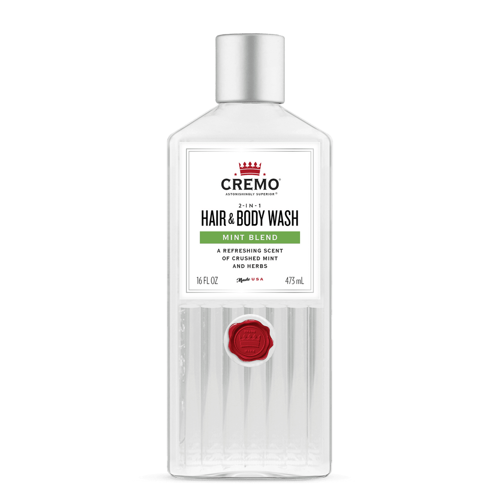 Cremo Body Wash 2-in-1, Mint Blend, 16 fl oz