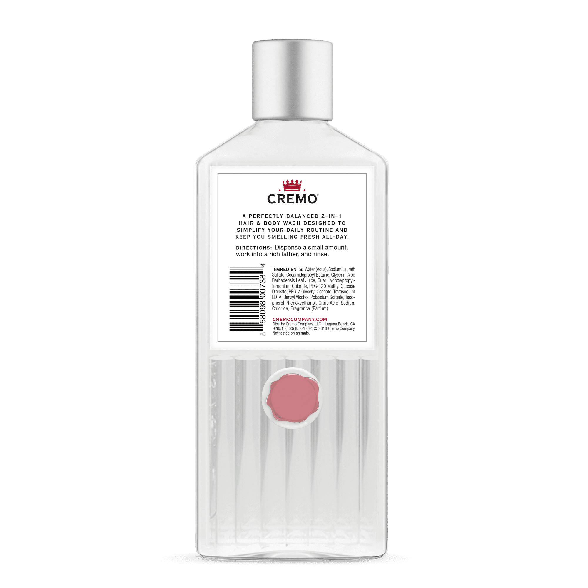Cremo Body Wash 2-in-1, Mint Blend, 16 fl oz