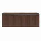 vidaXL Outdoor Storage Shed Garden Shed Metal Storage Backyard Patio Shed Gray Lootquake LLC