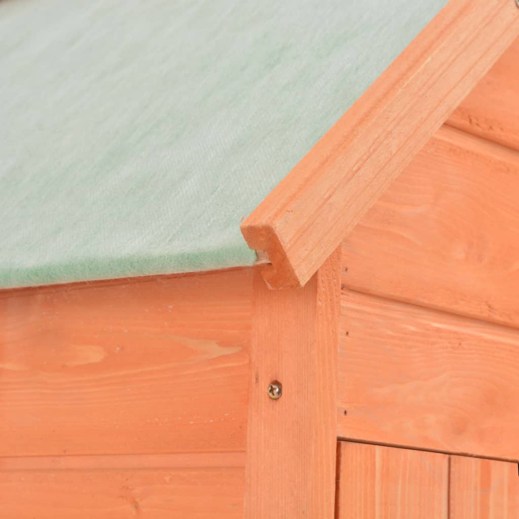 vidaXL Garden Storage Shed 28"x23.6"x83.9" Wood Lootquake LLC