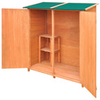 vidaXL Wooden Shed Garden Tool Shed Storage Room Large Lootquake LLC